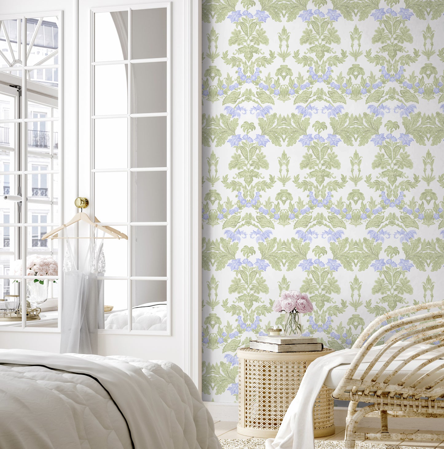 Arts & Crafts Papier peint en fer et cuivre