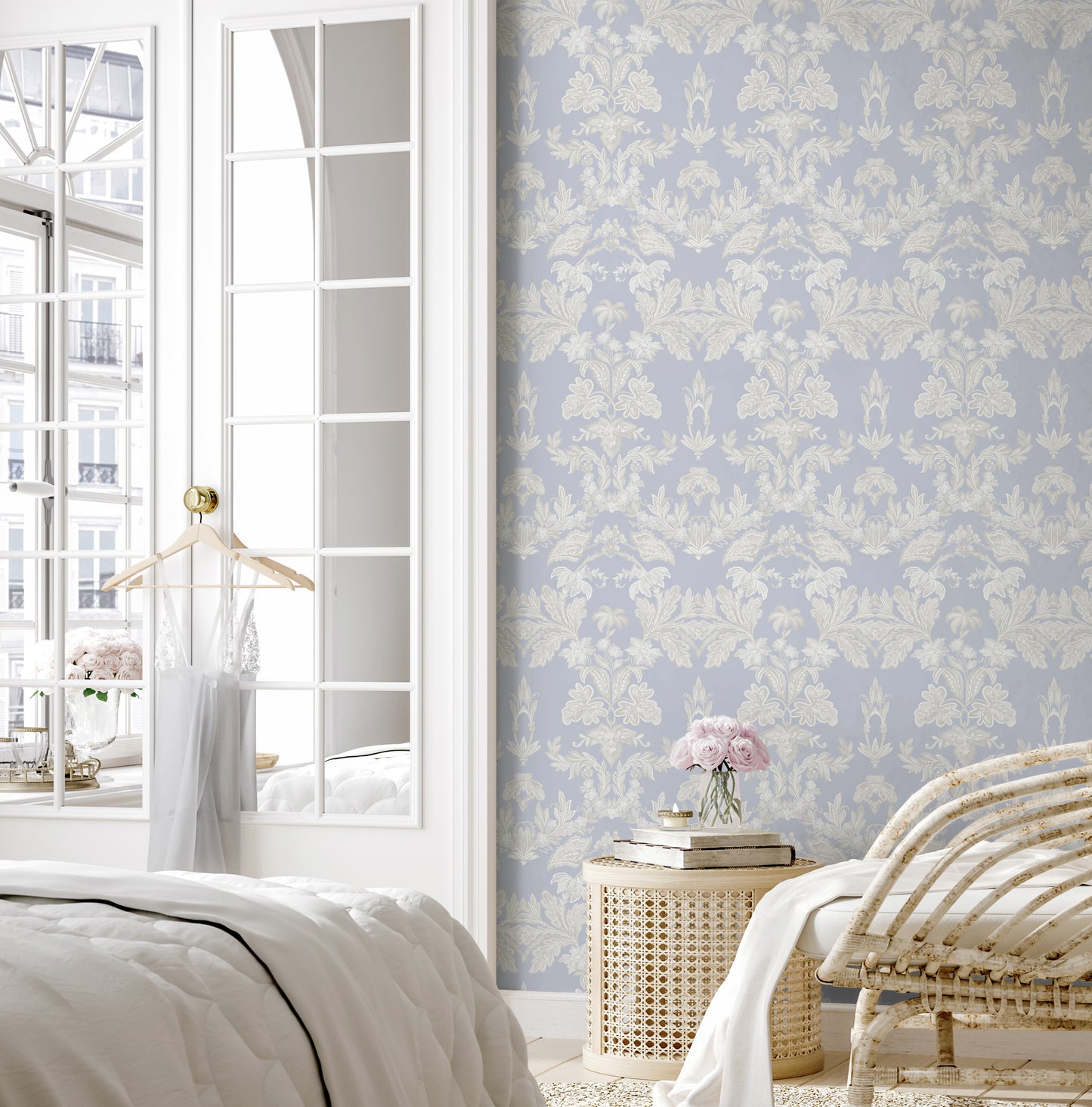 Arts & Crafts Papier peint en fer et cuivre