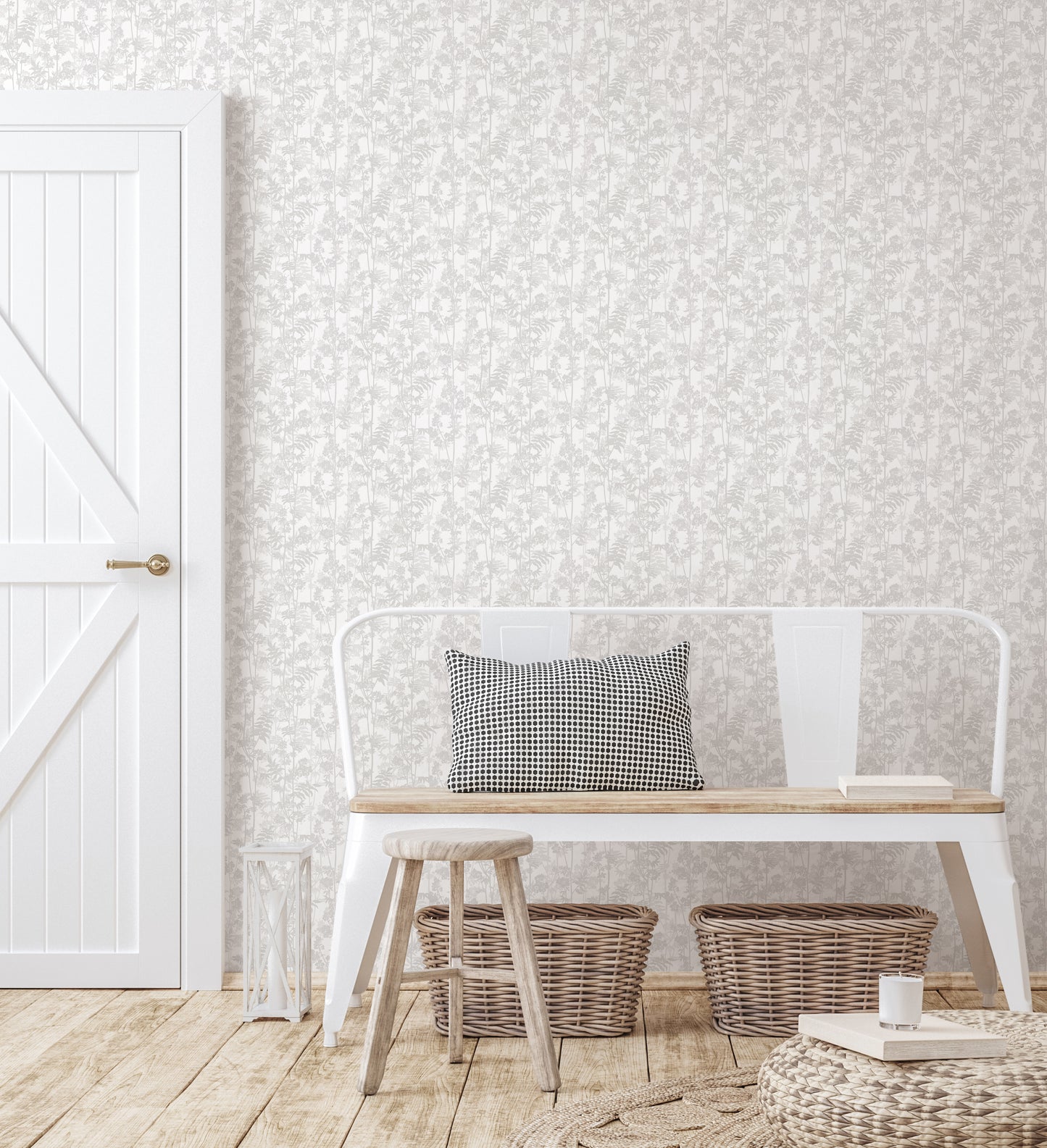 Arts & Crafts Papier peint en fer et cuivre