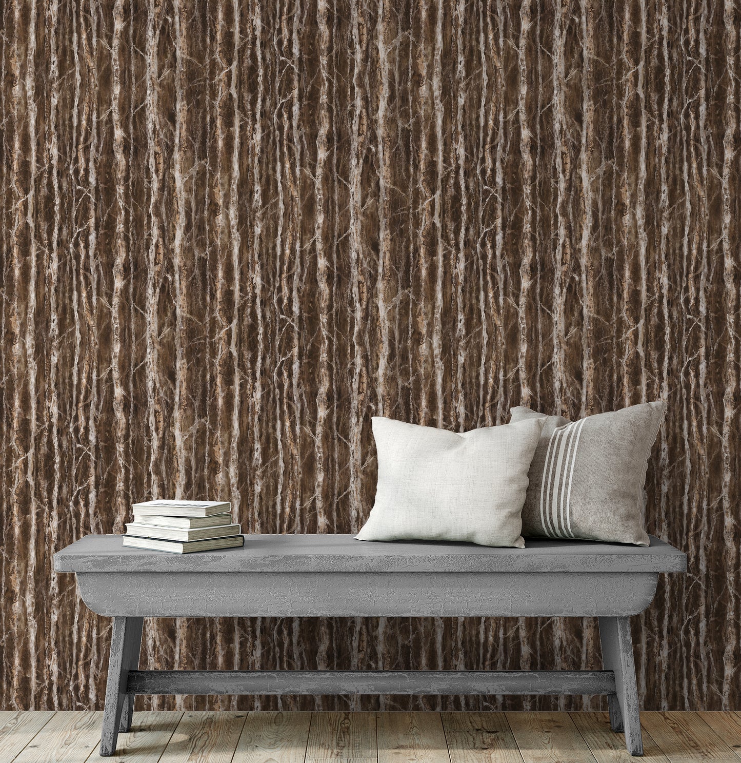 Wild Wild Wood Tapete aus Kastanienholz