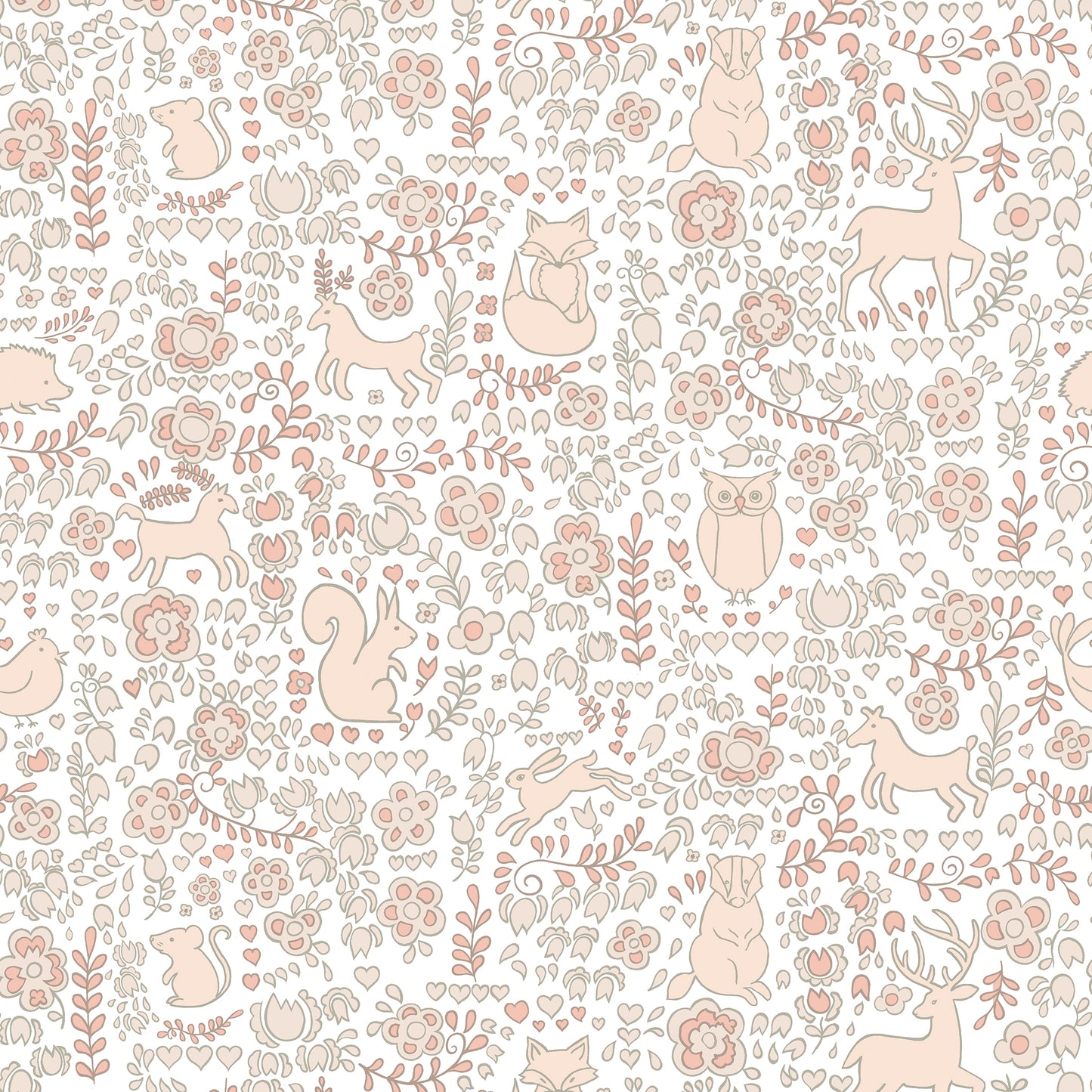 Arts & Crafts Papier peint Aqua Blues