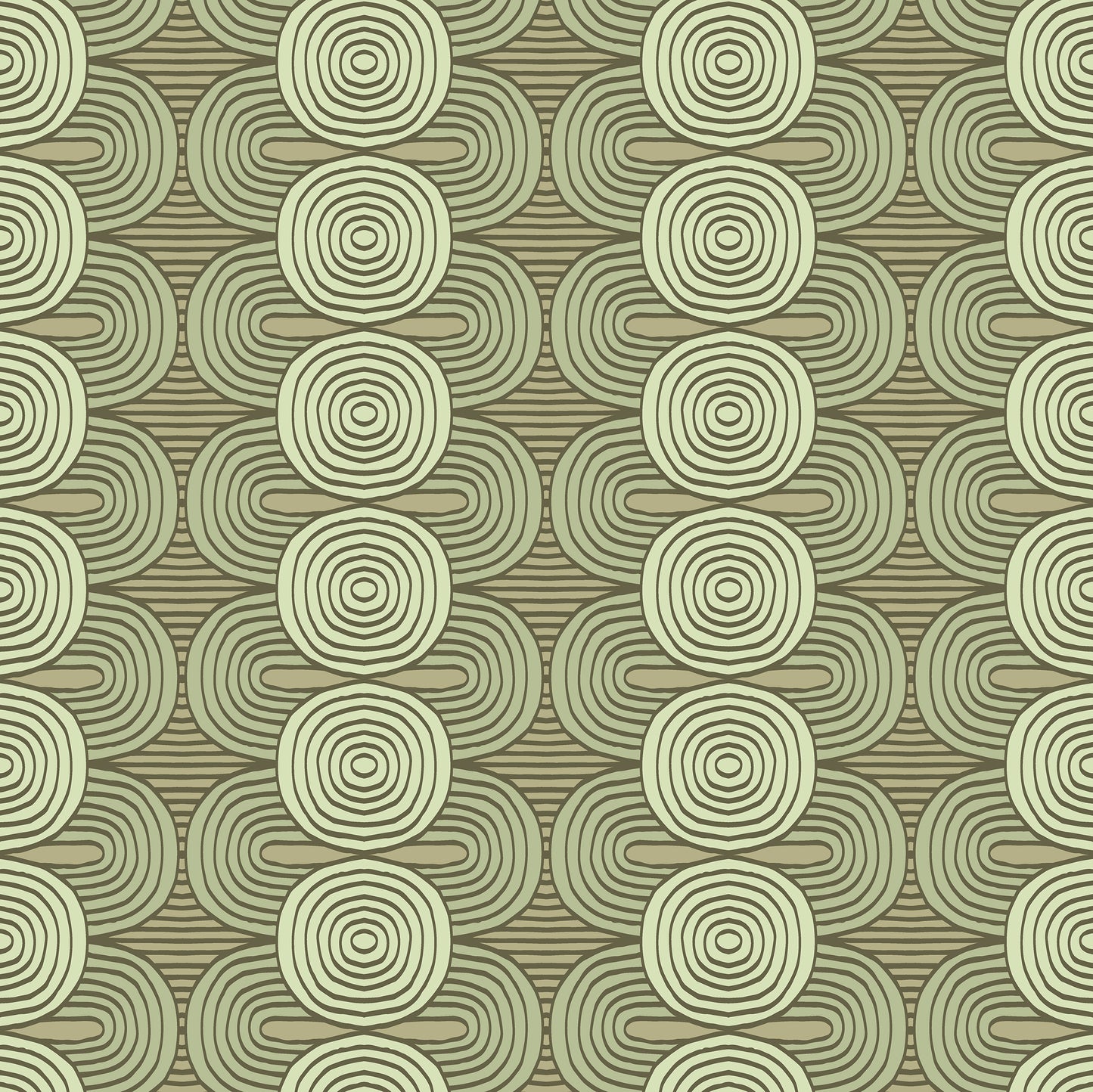 Arts & Crafts Papier peint Aqua Blues