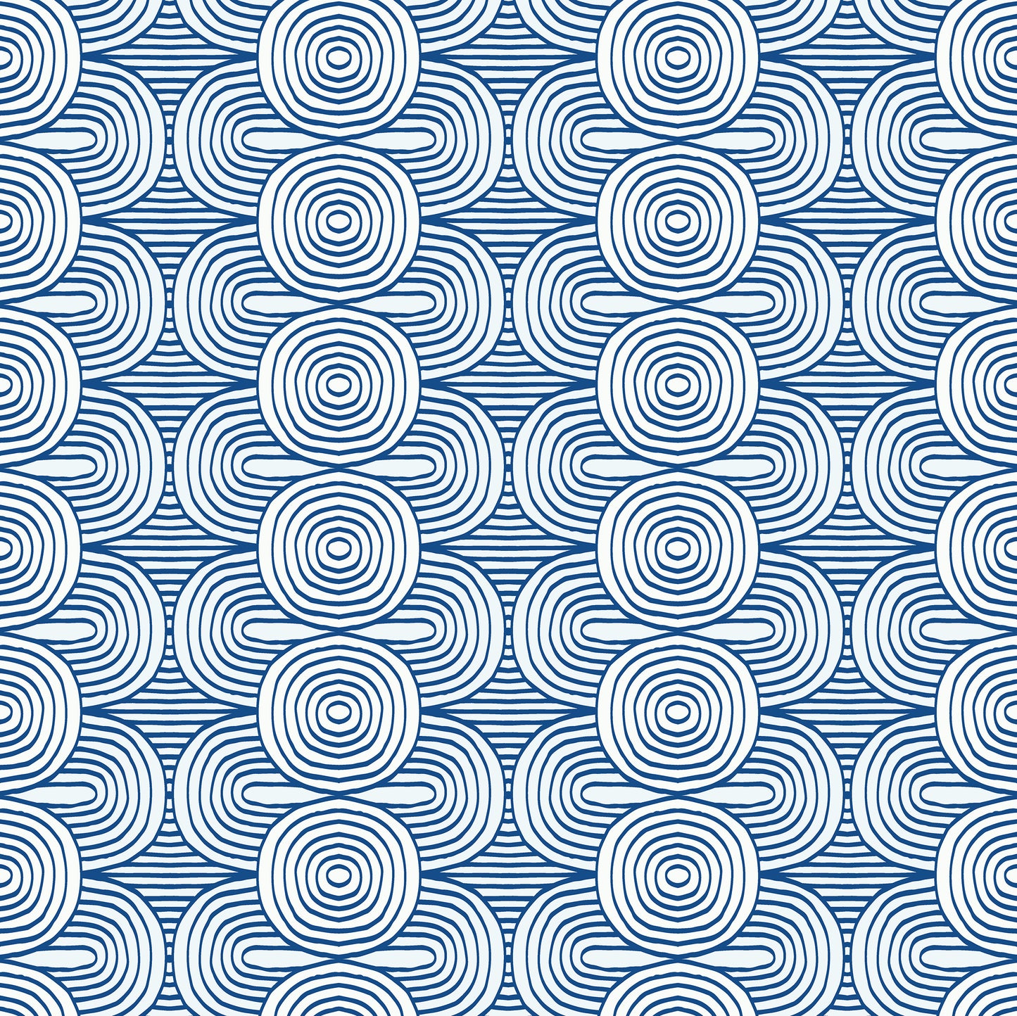 Arts & Crafts Aqua Blues Tapete