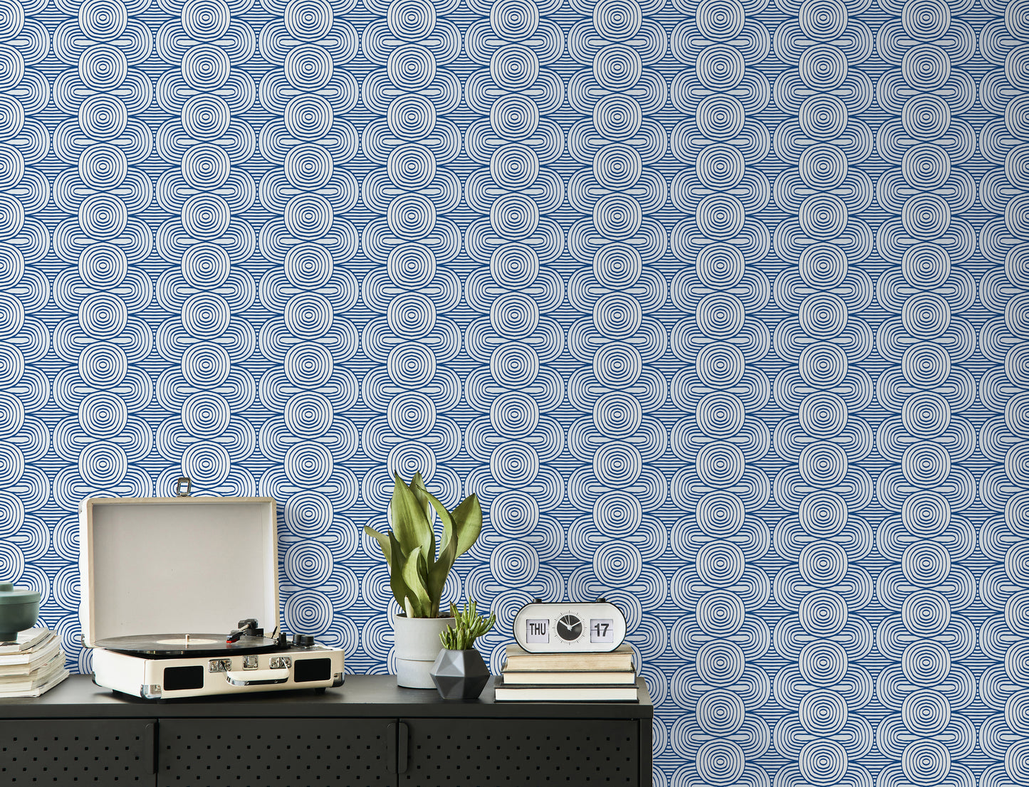 Arts & Crafts Aqua Blues Tapete