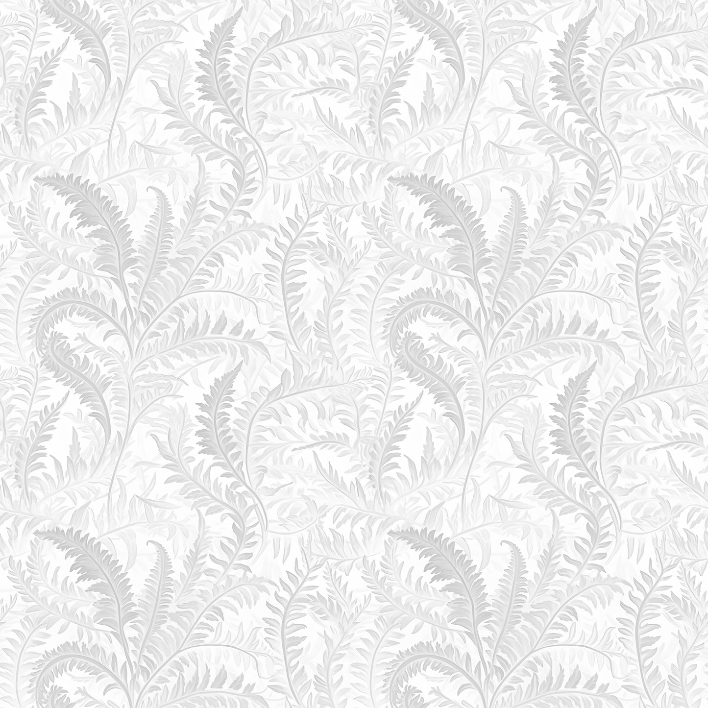 Fernery Blasssilberne Tapete