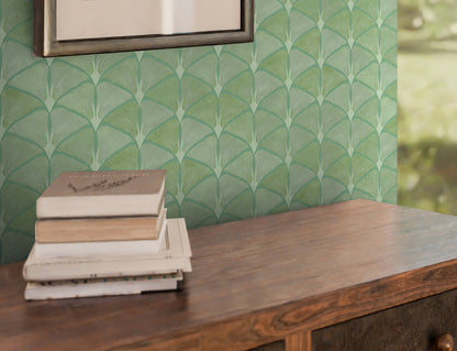 Arts &amp; Crafts Papier peint Aqua Blues 