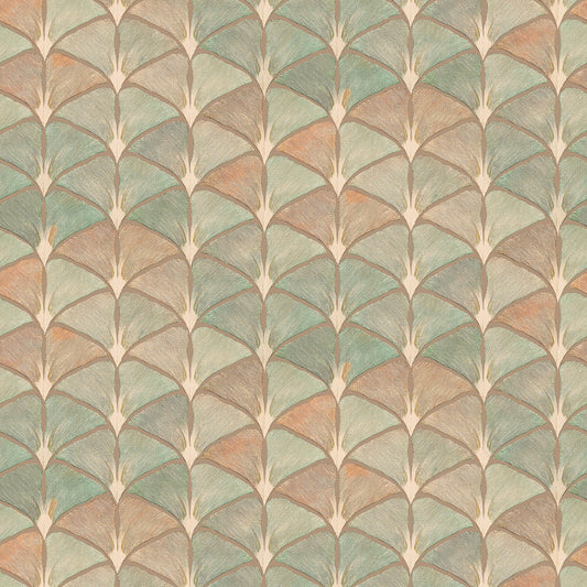 Arts &amp; Crafts Papier peint Aqua Blues 
