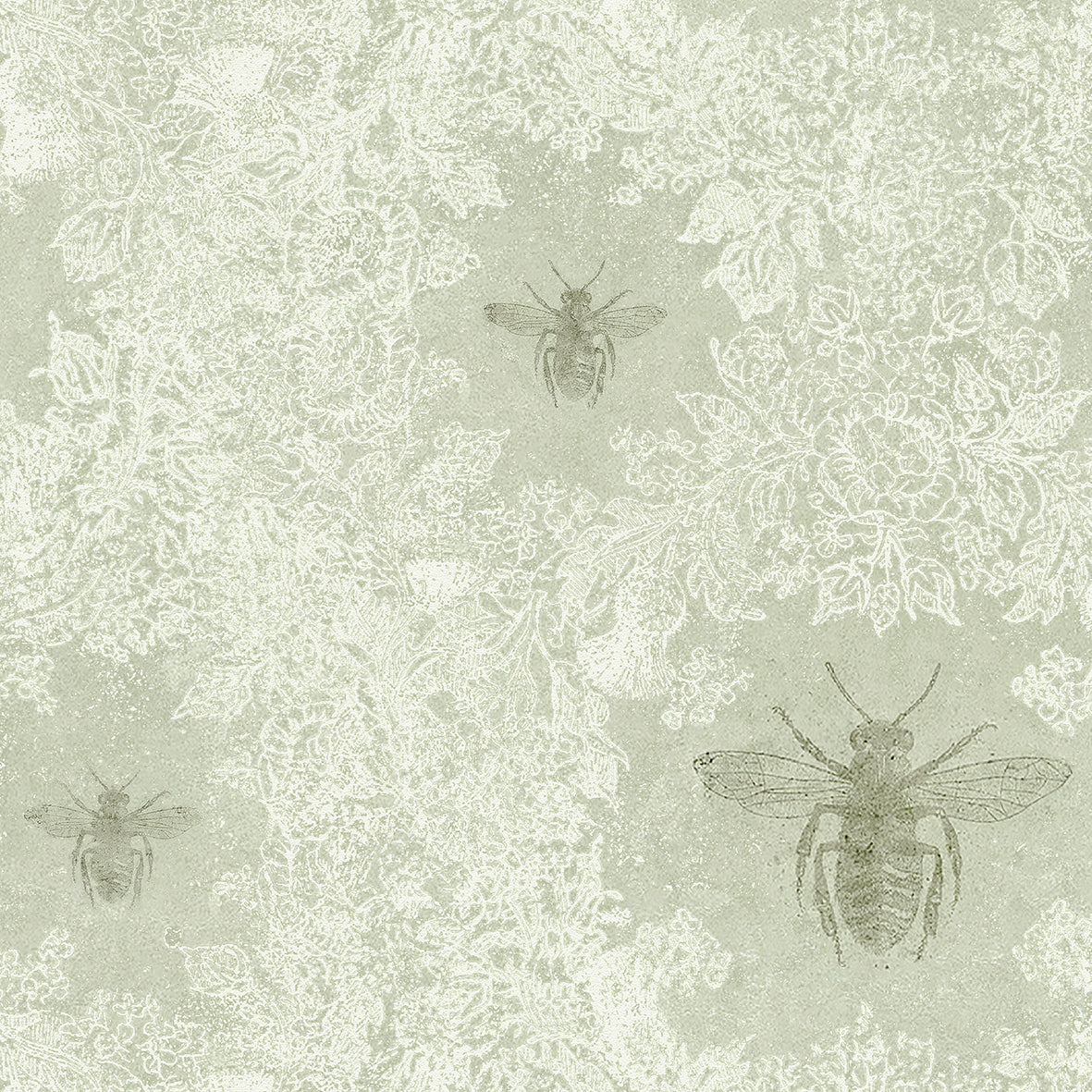 Queen Bee Lichen wallpaper design