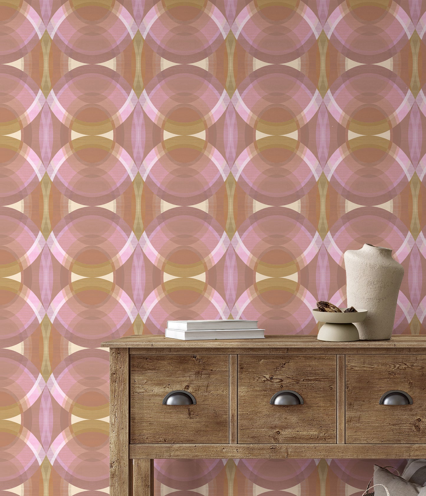 Carnaby Pinks Wallpaper