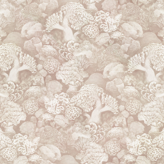 Coralline Neutrals Wallpaper
