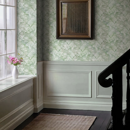 Coralline Soft Sage Wallpaper