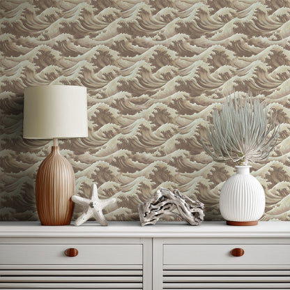 Finisterre Chocolate Wallpaper