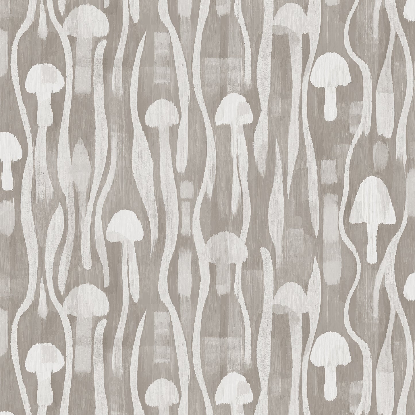 Fungi Forager Warm Ash Wallpaper