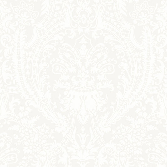 Grand Damask Parchment Wallpaper