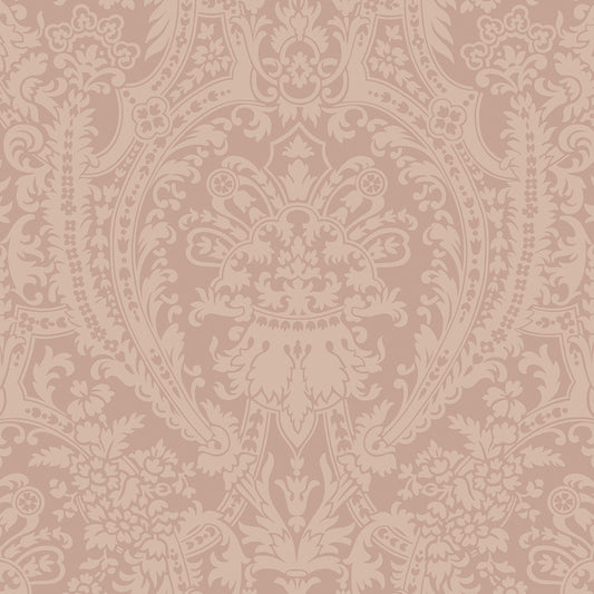 Grand Damask Soft Terracotta Wallpaper