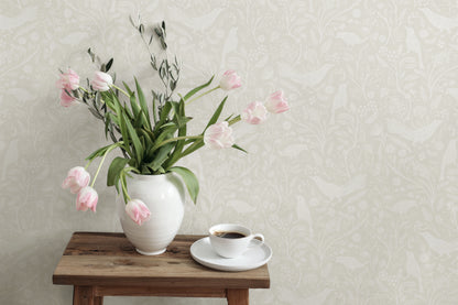 Grubbins Wood Linen Wallpaper