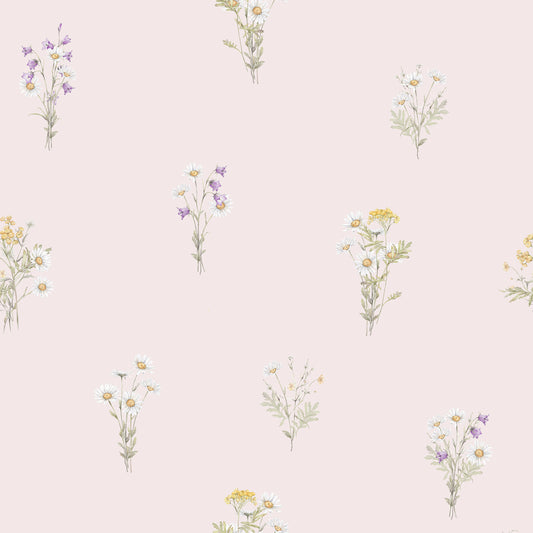 Harebell Delicate Pink Wallpaper