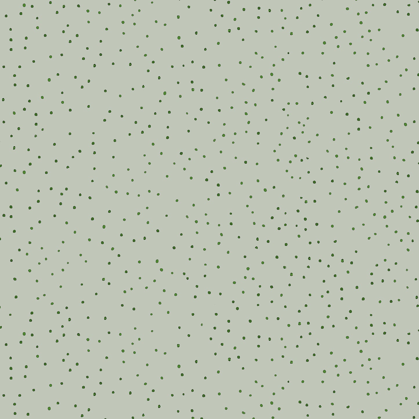 Inkspots Bottle Green on Olive Wallpaper