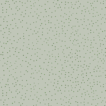 Inkspots Bottle Green on Olive Wallpaper