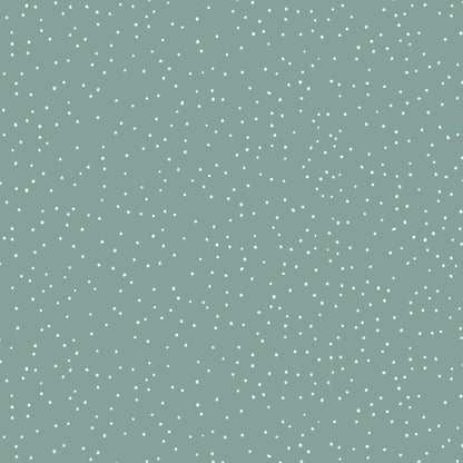 Inkspots Chalk on Teal Wallpaper