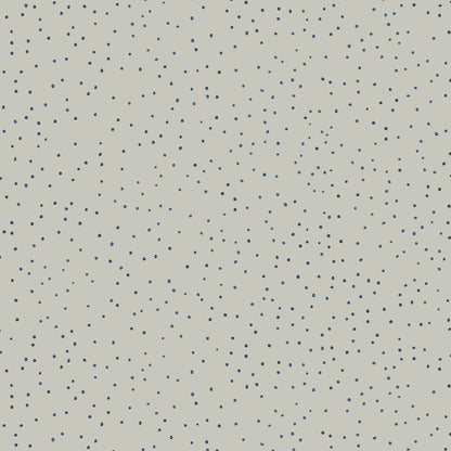 Inkspots Navy on Seamist Wallpaper