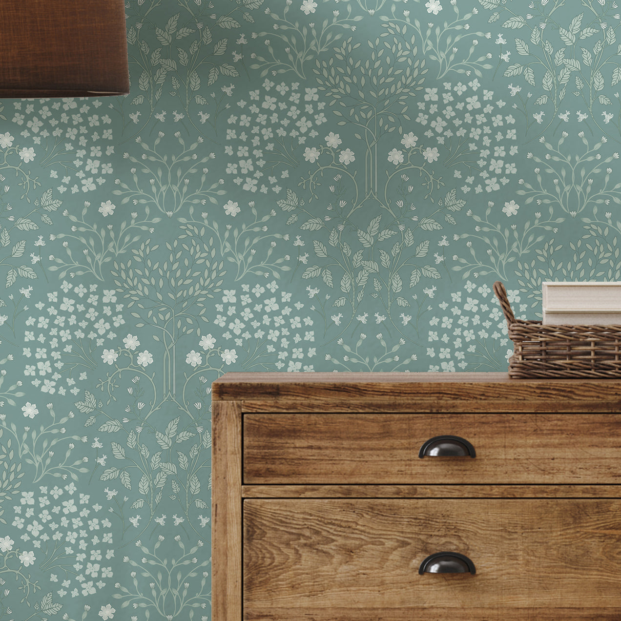 Arts &amp; Crafts Aqua Blues Tapete 