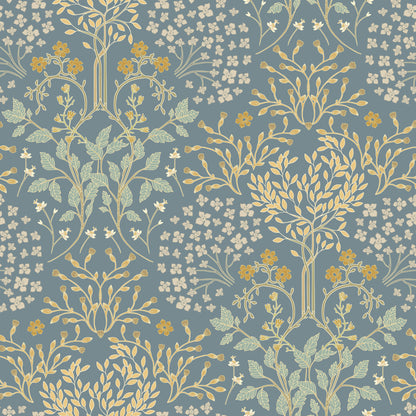 Arts &amp; Crafts Aqua Blues Tapete 