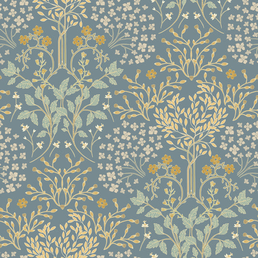 Arts &amp; Crafts Aqua Blues Tapete 