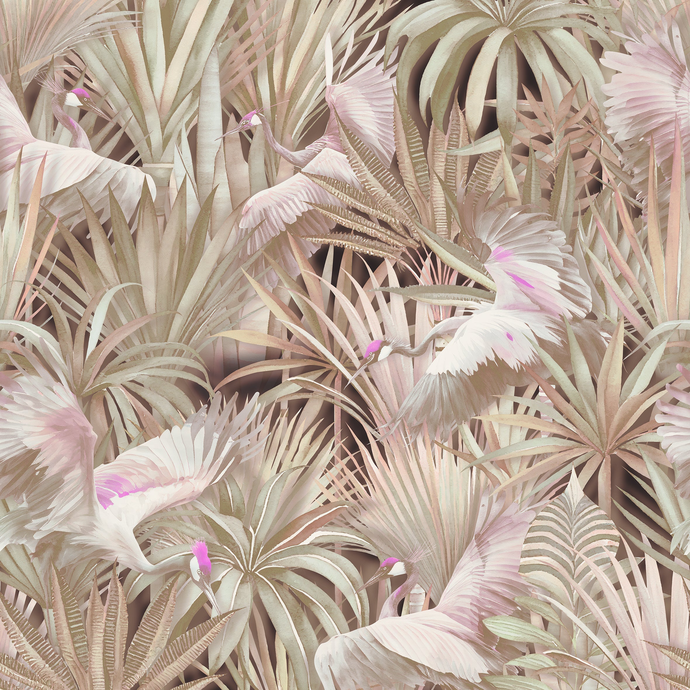 Manchurian Shell Pink Wallpaper โ The Wallcovering Co