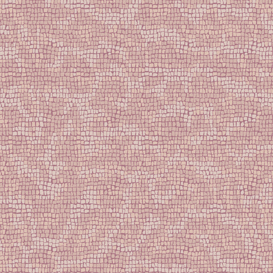 Ocelot Mosaic Sweet Pinks Wallpaper