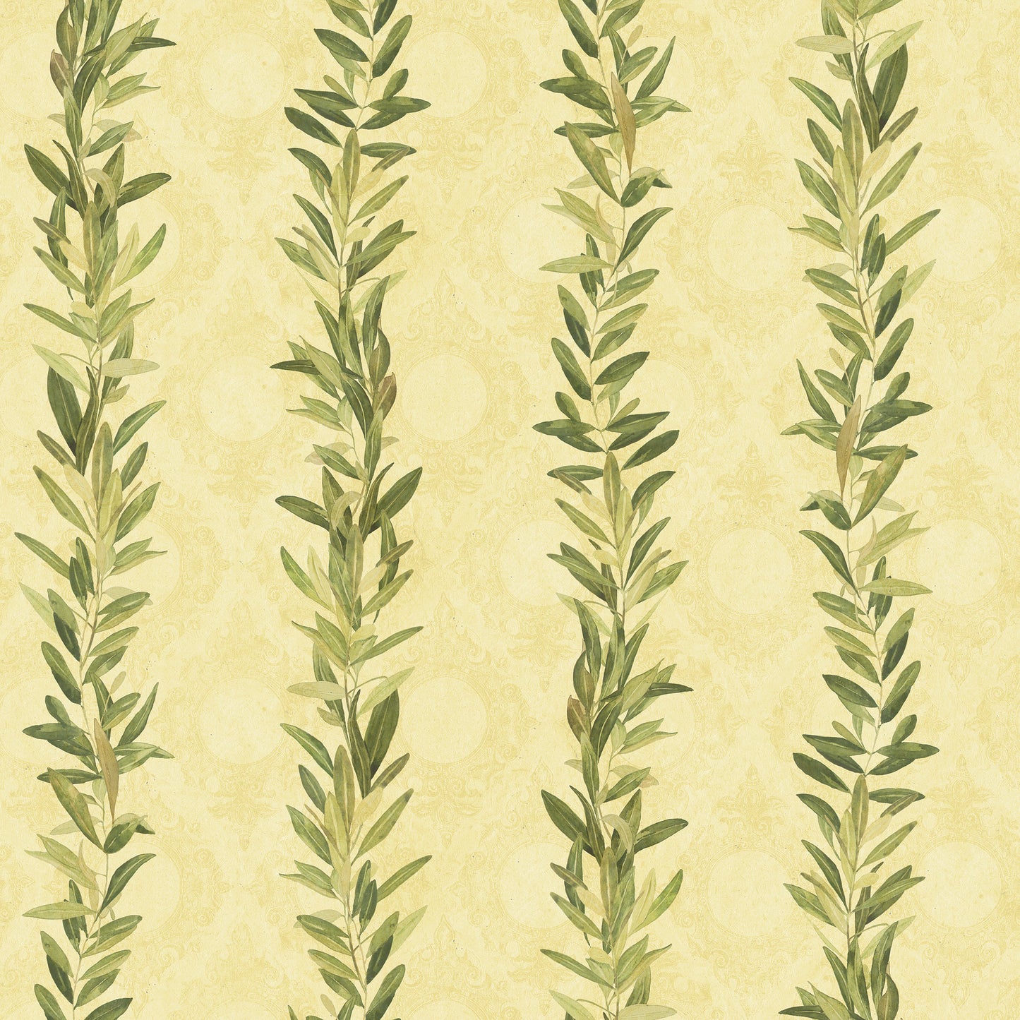 Olive Branch Limon Wallpaper