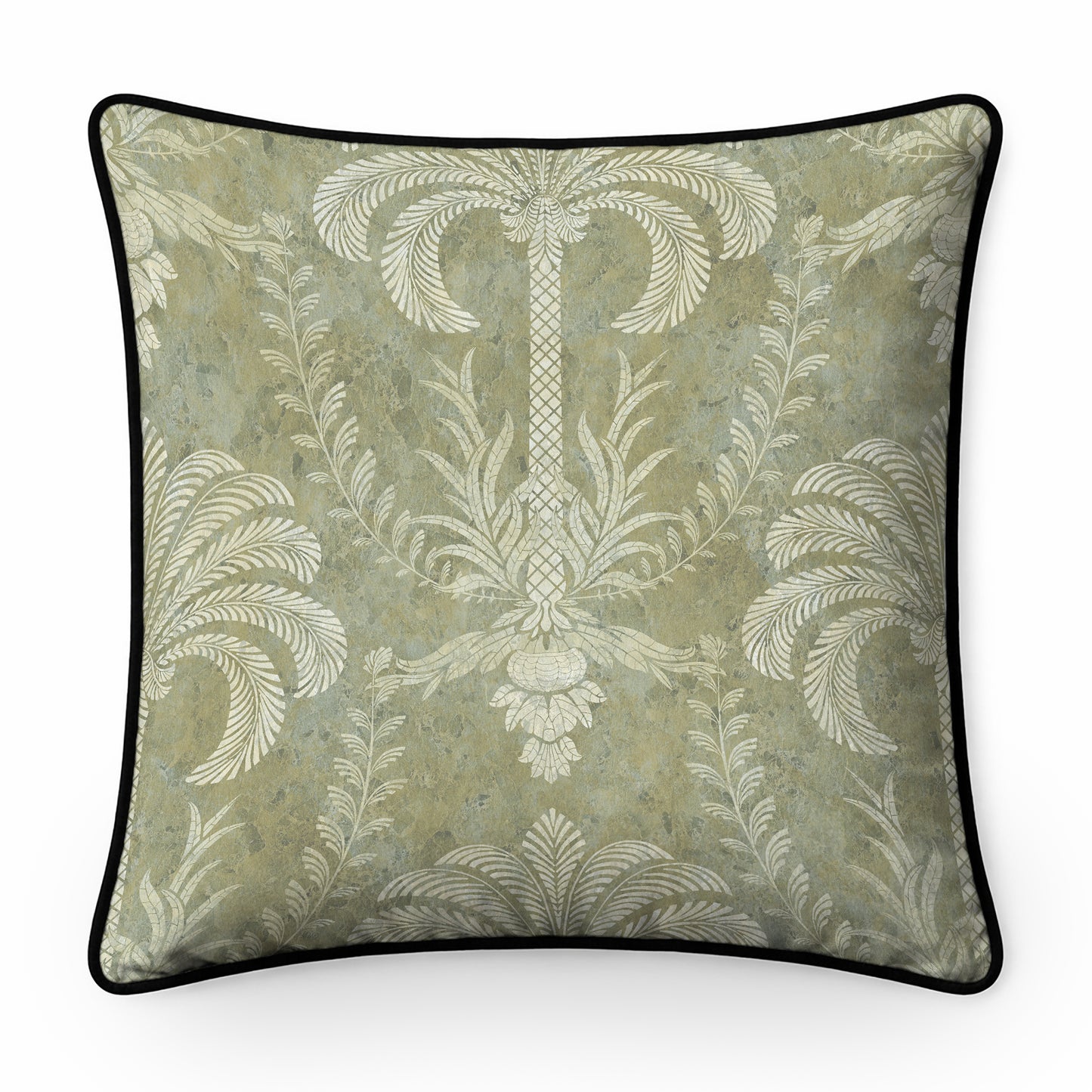 Palm Damask Cushion