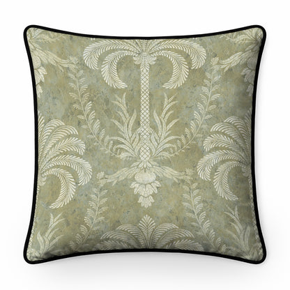 Palm Damask Cushion