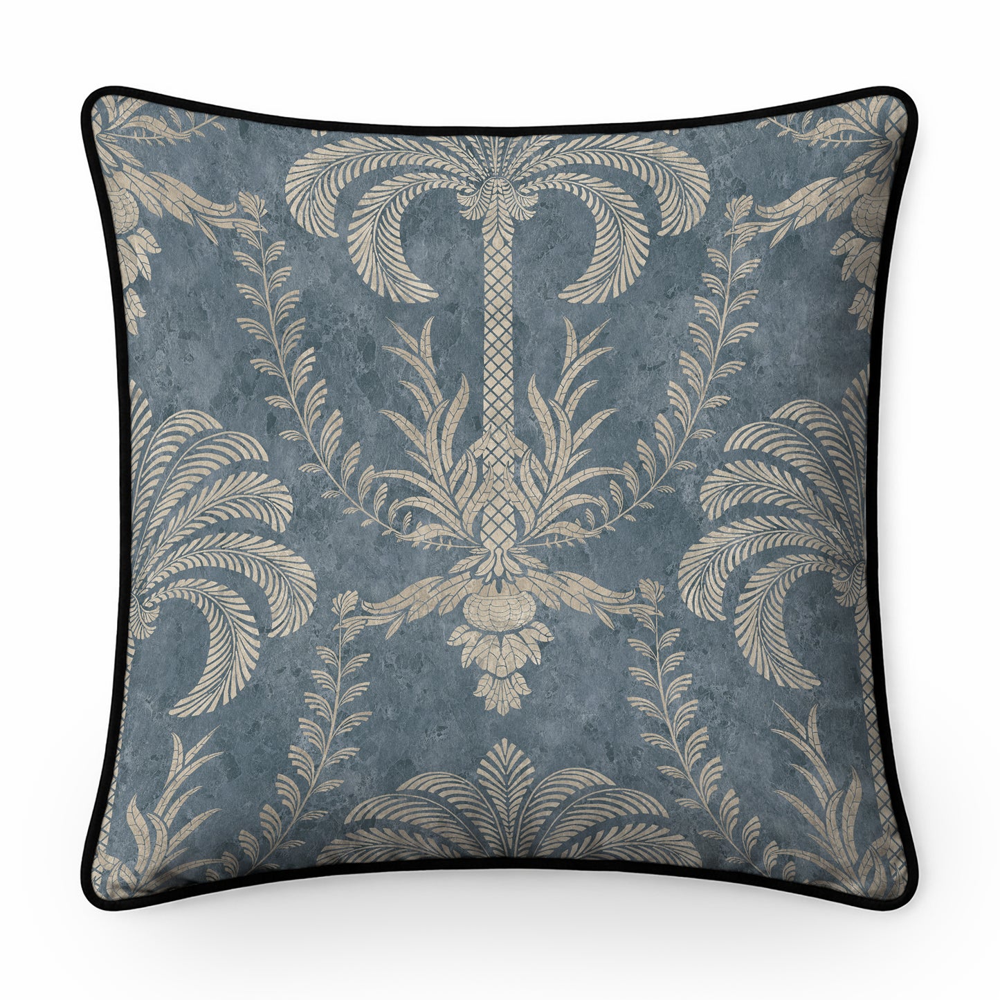 Palm Damask Cushion