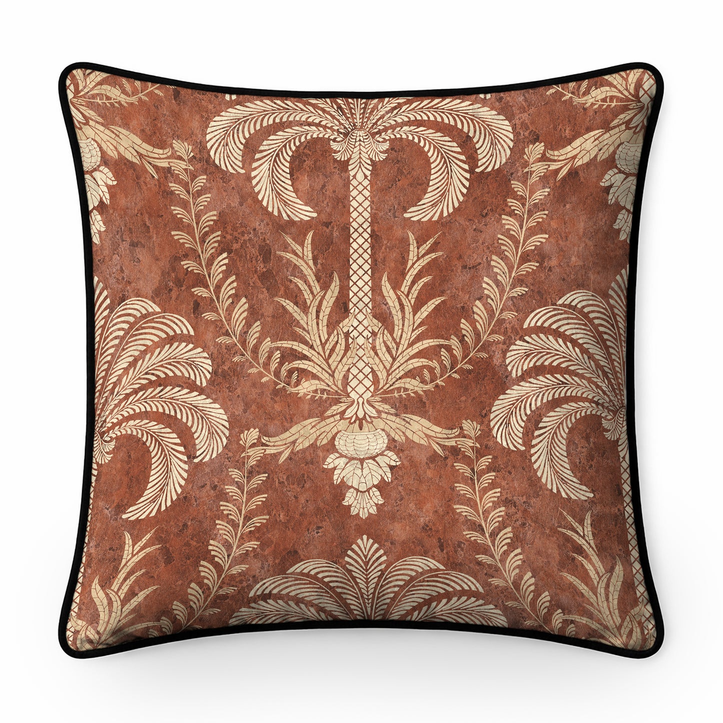 Palm Damask Cushion