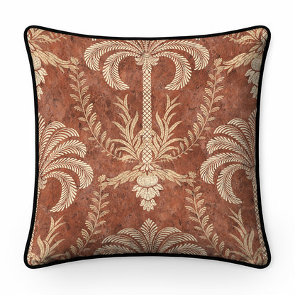 Palm Damask Cushion