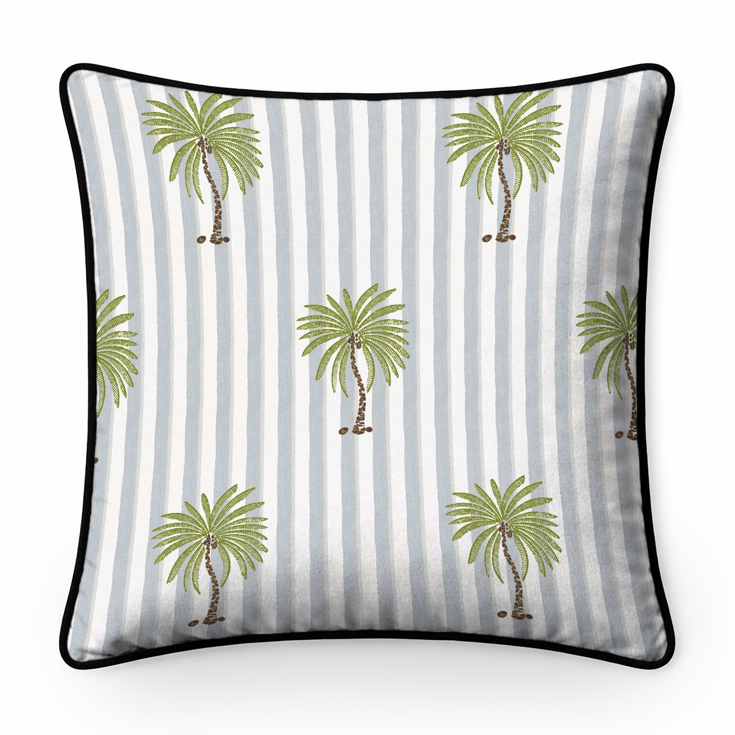 Palm Stripe Cushion