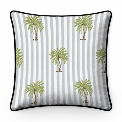 Palm Stripe Cushion