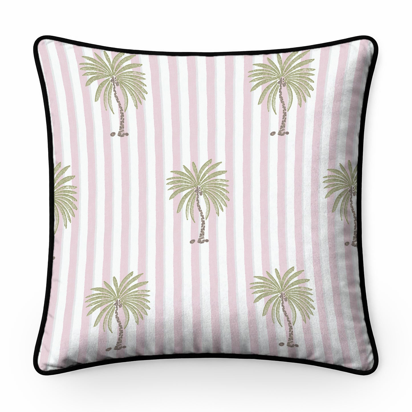 Palm Stripe Cushion