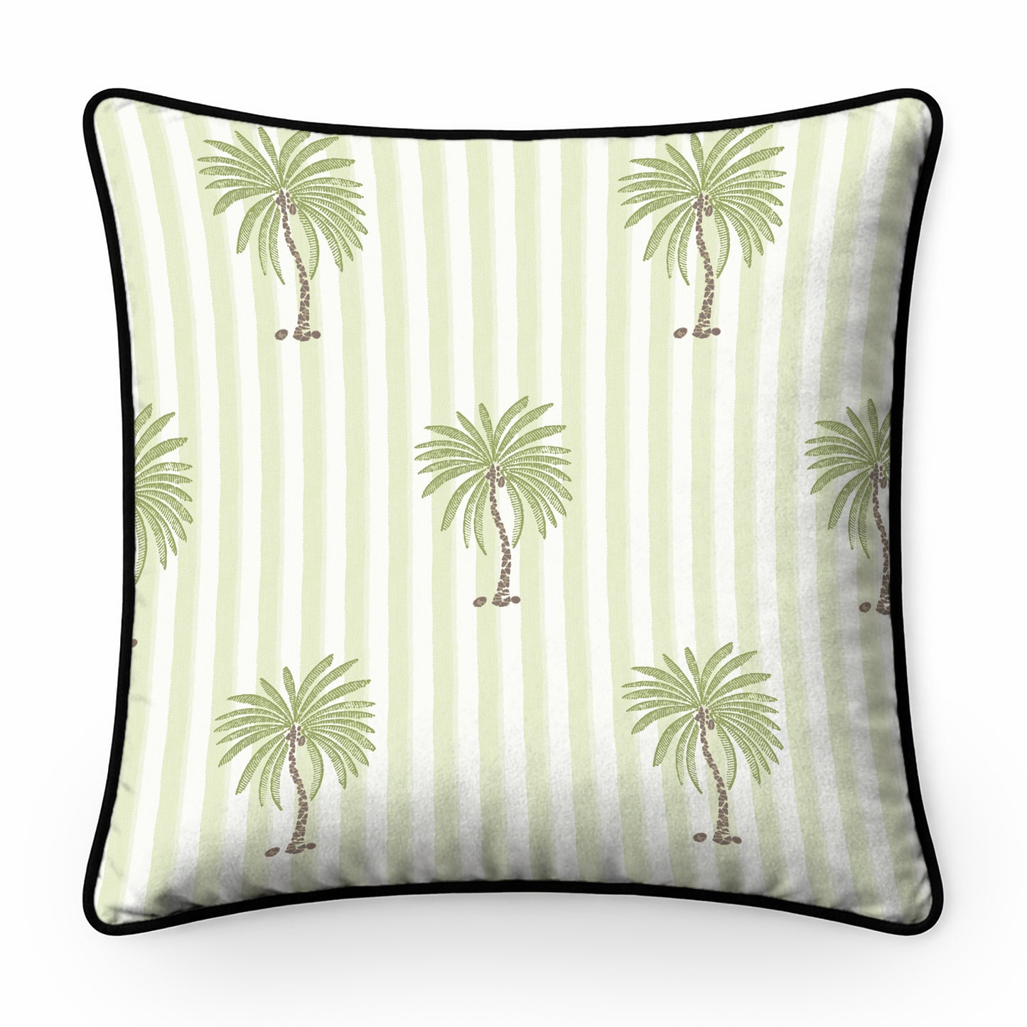 Palm Stripe Cushion