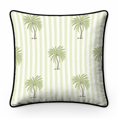 Palm Stripe Cushion