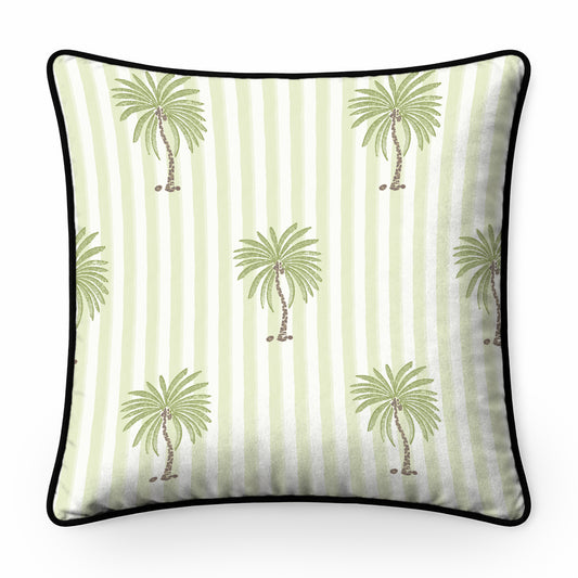 Palm Stripe Cushion