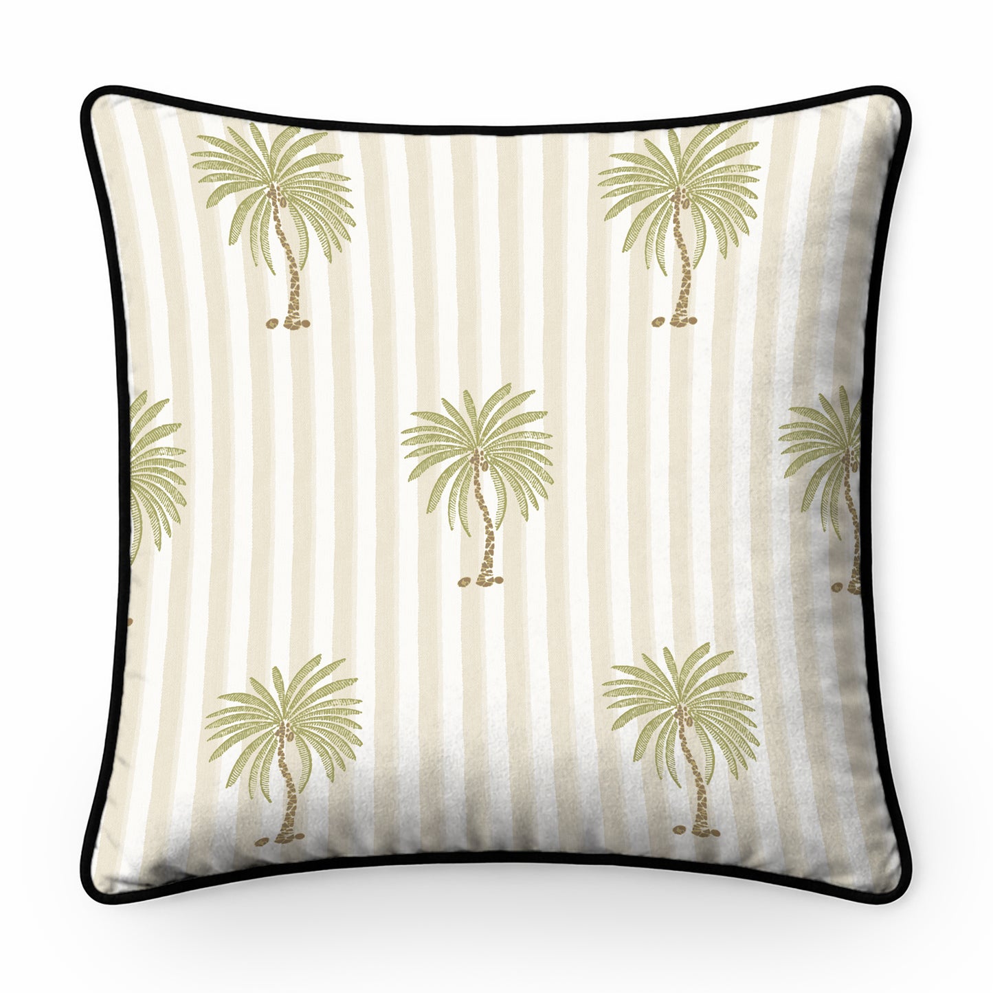 Palm Stripe Cushion
