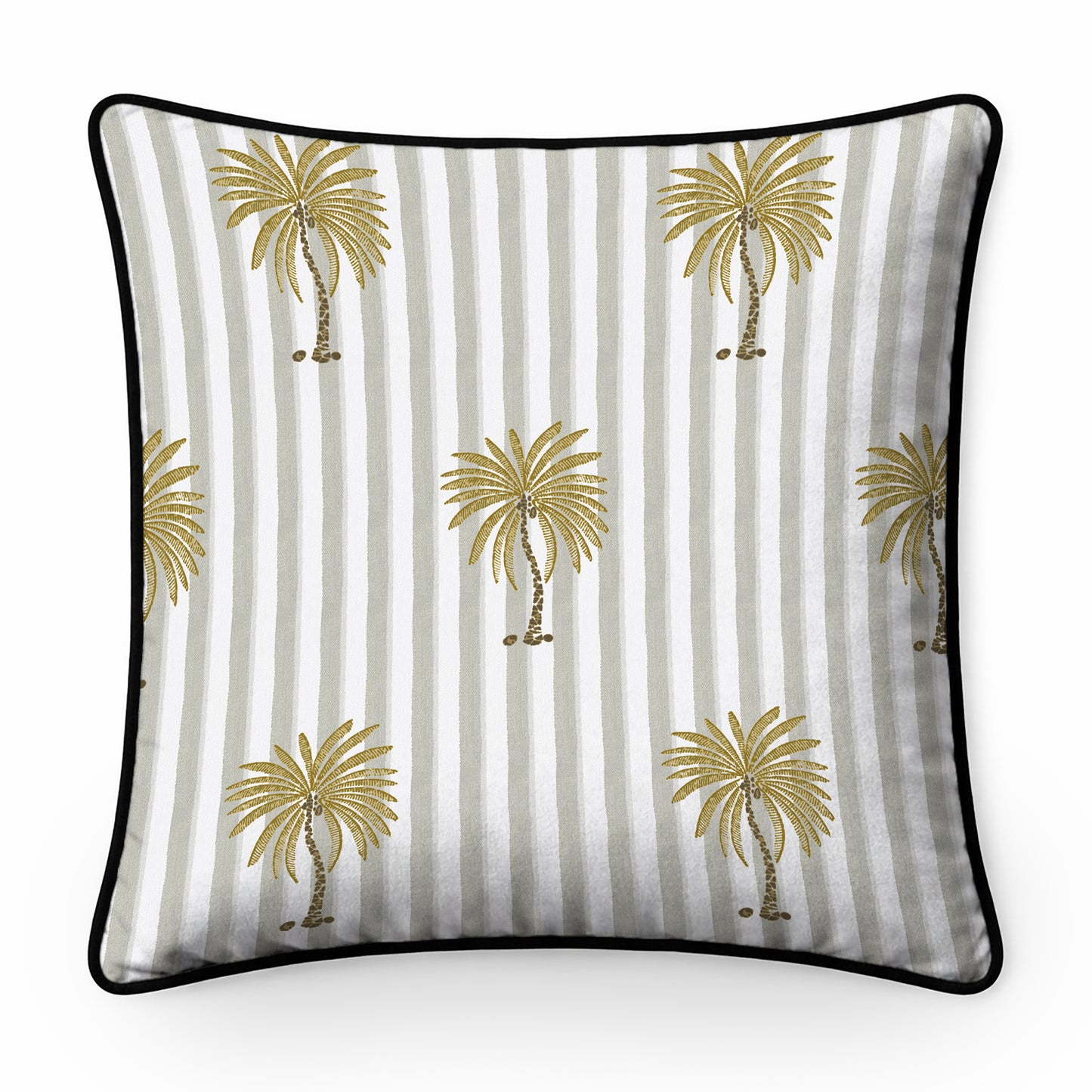 Palm Stripe Cushion