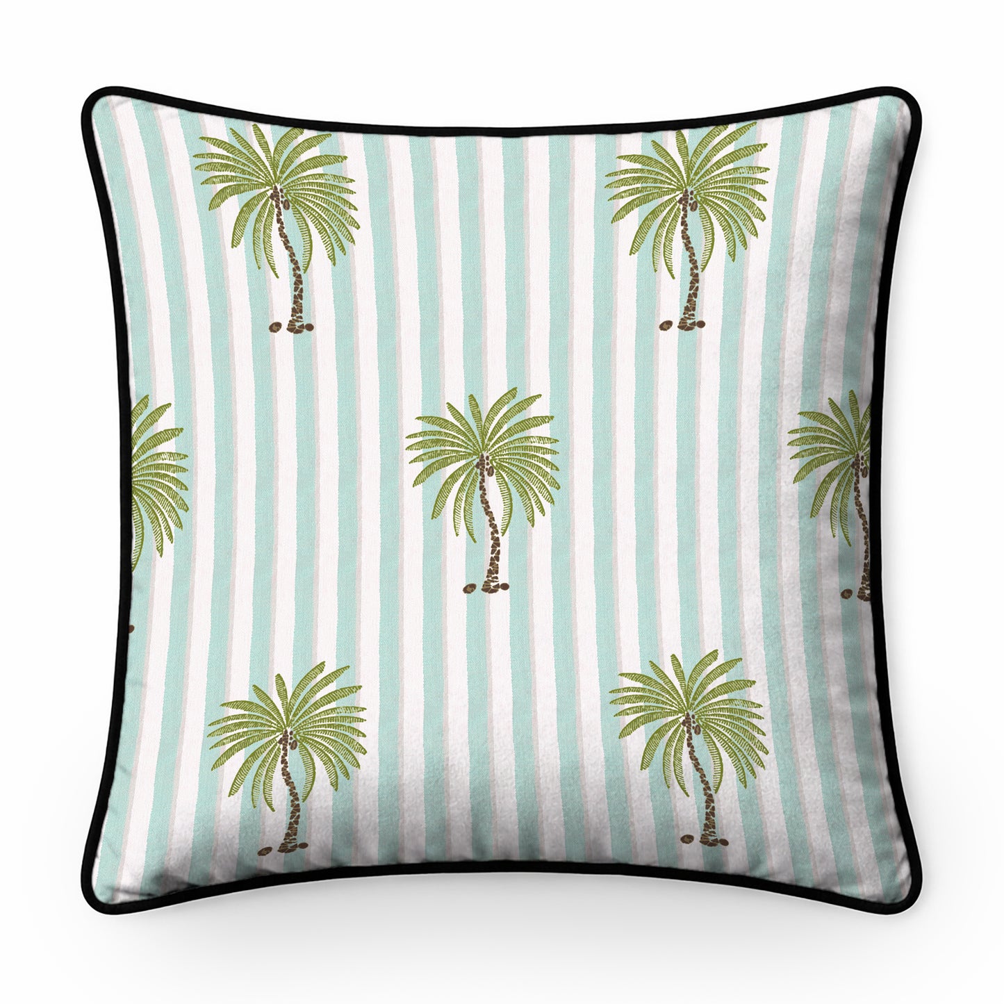 Palm Stripe Cushion