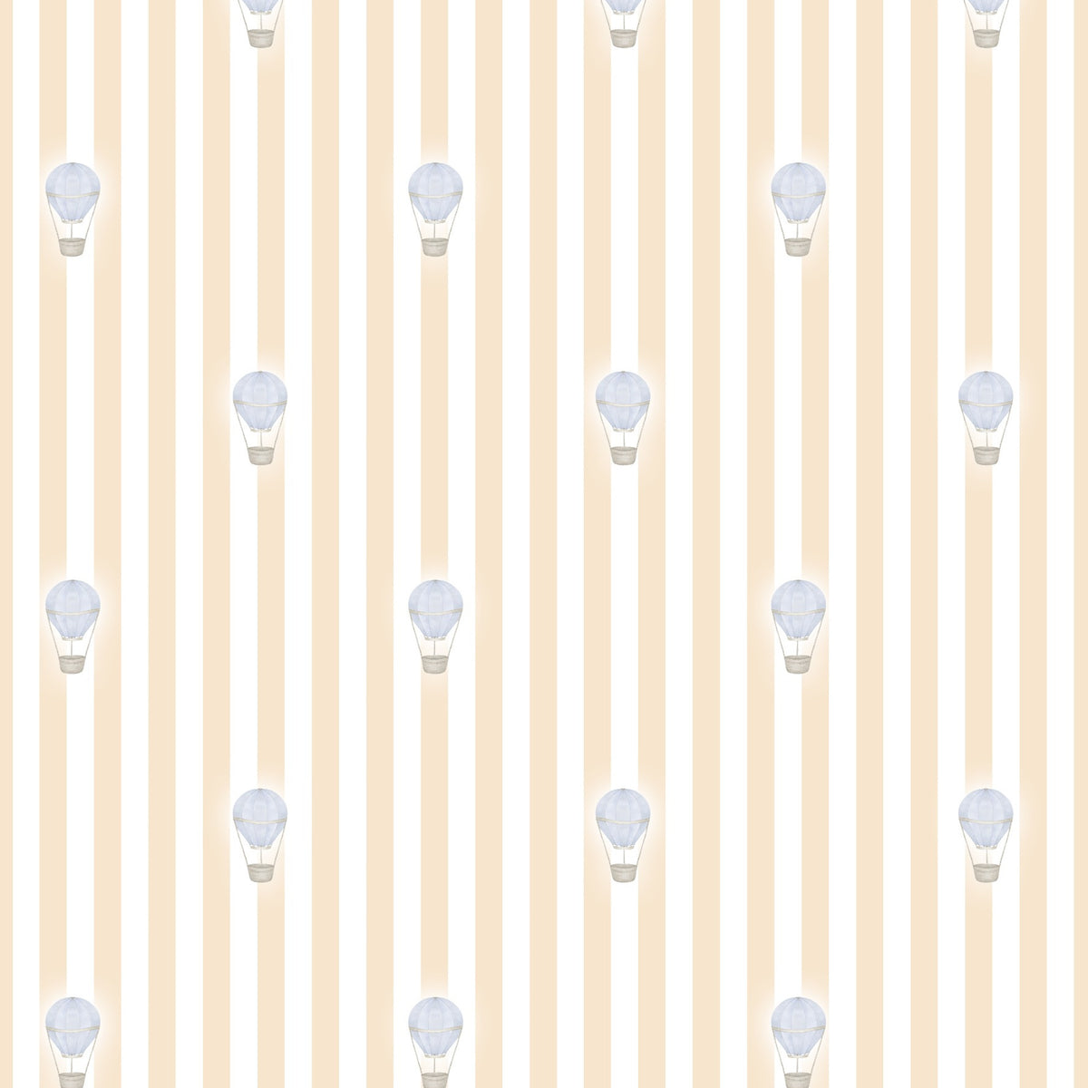 Ralphy Stripe String and Pale Blue wallpaper design