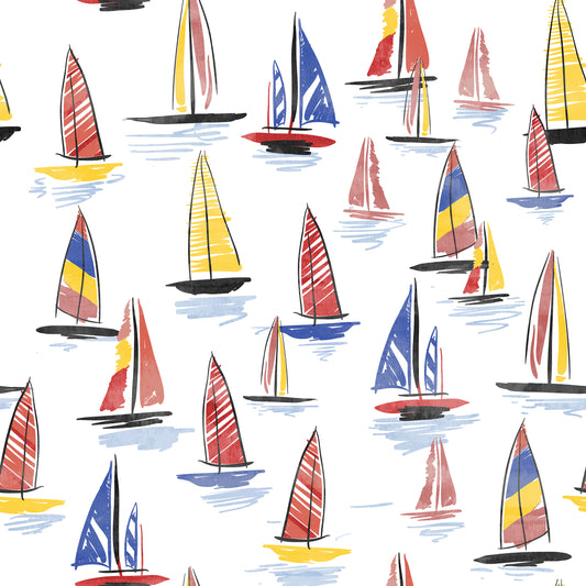 Sail Away Regatta Wallpaper