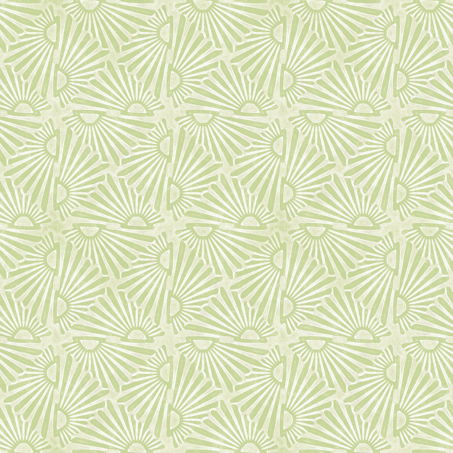 Scallops Apple Green Wallpaper