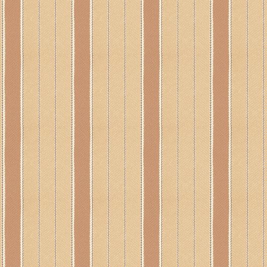 Tailored Stripe Pumpkin Wallpaper