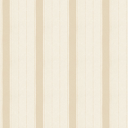 Tailored Stripe Straw Wallpaper